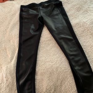 Express faux leather/legging size large